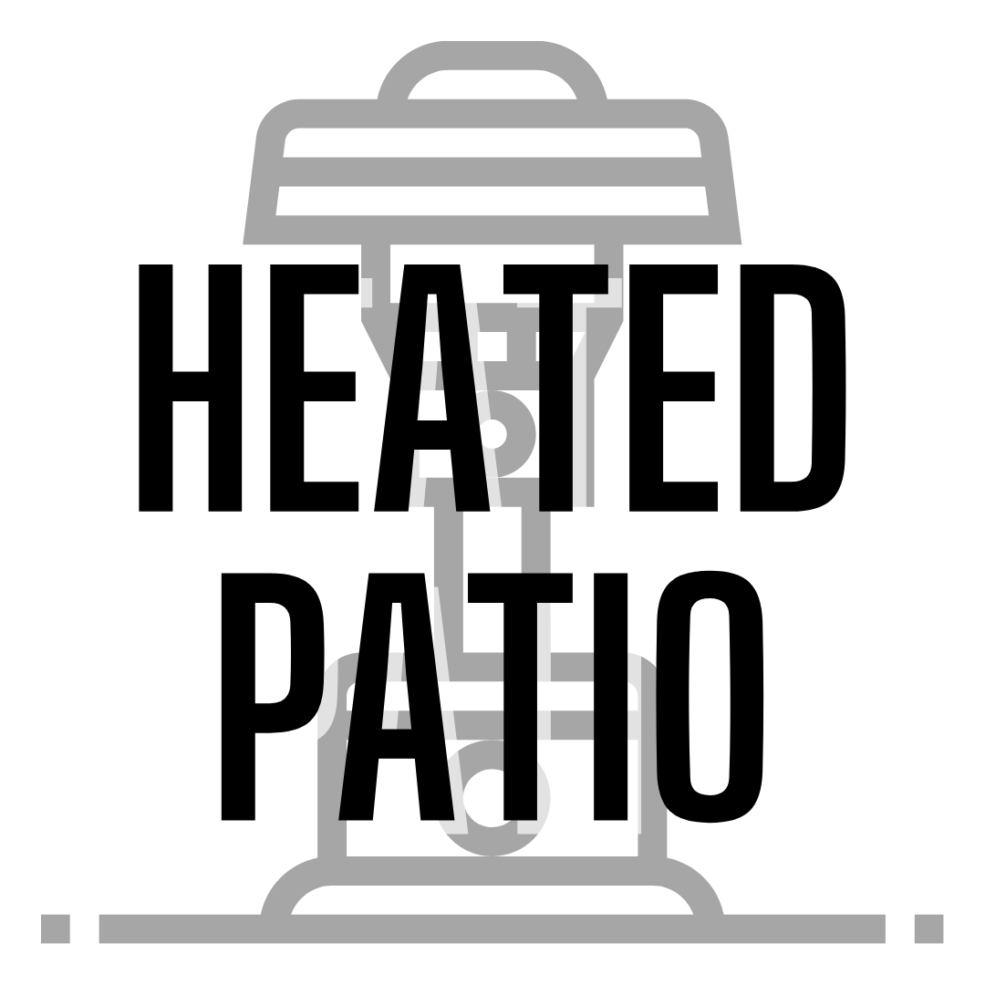 Has a heated patio.
